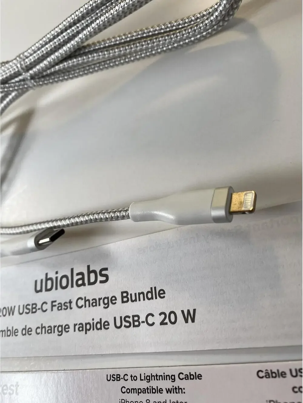 Ubiolabs USB-C Fast Charging Cable - 6Ft, Durable & Brand New!